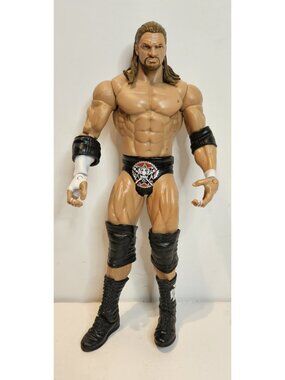 2011 HHH Triple H The Game Series Action Figure WWE WWF WCW Mattel Long Hair